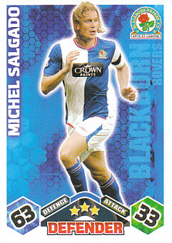 Michel Salgado Blackburn Rovers 2009/10 Topps Match Attax #59